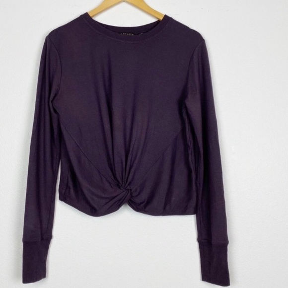 Athleta Twist Front Coaster Cropped Sweatshirt ?. - Picture 7 of 16